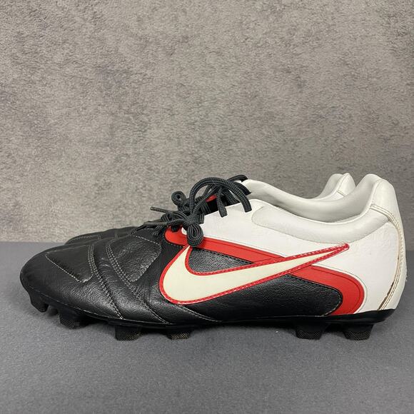 Nike Soccer Shoes Mens Size 12 Black White Red CTR360 Trequartista III FG Cleats - Picture 8 of 13